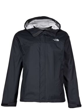 The North Face Men's Black Hooded Rain Jacket